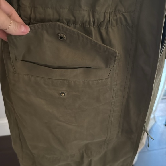 H&M Olive Green Utility Jacket - Size 6 - Picture 10 of 10